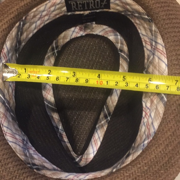 Retro 7 Fedora style hat 100% paper China - Picture 10 of 12